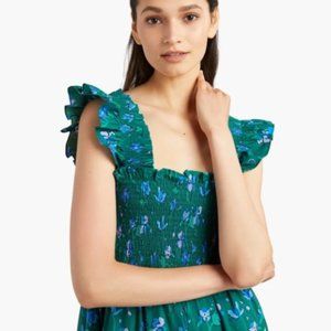 NWOT Ellie Nap Dress in Emerald Space Floral - S